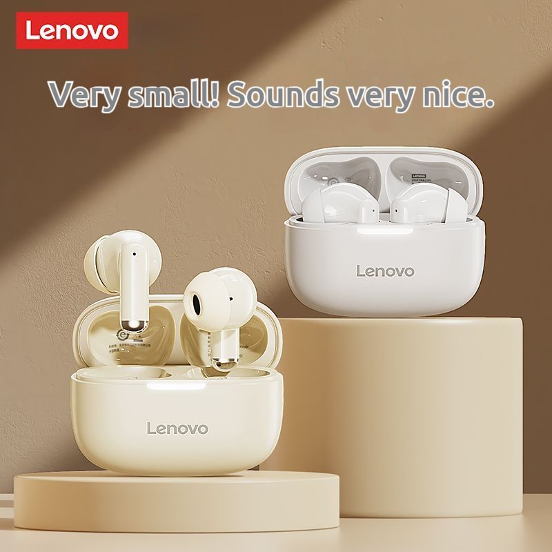 Lenovo Bluetooth 5.4 earbuds Exquisite Compact Intelligent call environment noise reduction Semi-in-ear design Berlin sound quality Music sports and gaming earphone Long battery life 13mm speaker