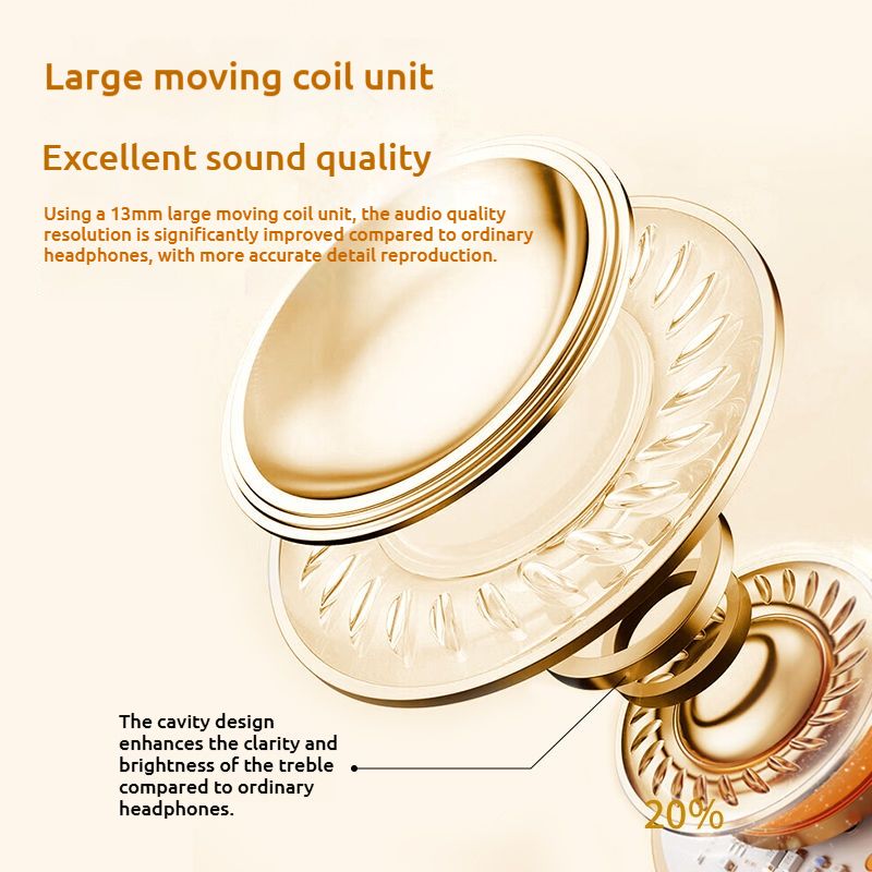 Lenovo Bluetooth 5.4 earbuds Exquisite Compact Intelligent call environment noise reduction Semi-in-ear design Berlin sound quality Music sports and gaming earphone Long battery life 13mm speaker