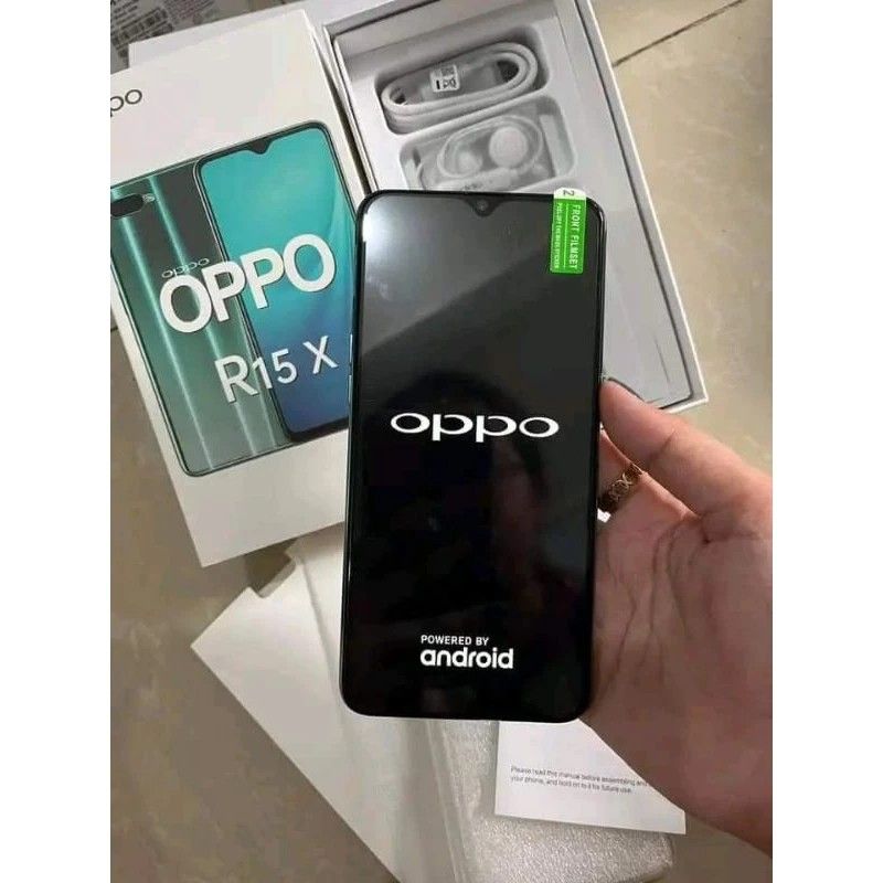 Refurbished OPPO R15X Qualcomm CPU gaming phone 128G+6G true memory 6.4inch Full Screen Grade A Quality 20MP+16MP 3600mAh 100% capacity Face ID Face Unlock Smartphones Full Screen
