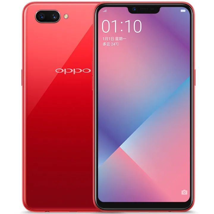 Refurbished oppo A5   Ram 4GB+Rom 64GB,Smart phone Android LTE mobile phone, 6.2-inch screen, front 8mp, rear 13mp + 2MP camera, face unlock, 4230mah battery, 8-core dual card smart phone