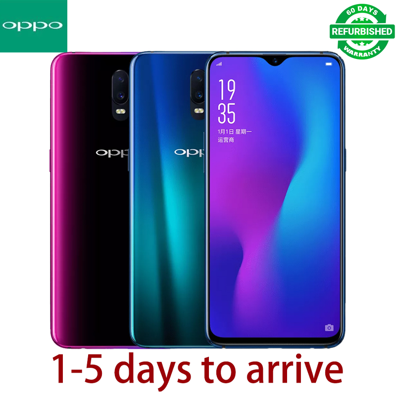 Refurbished Phone OPPO R17 128GB 6.4 inch 4G/LTE Dual SIM 3500mAh 16mp+25mp Dual Nano SIM Smartphone