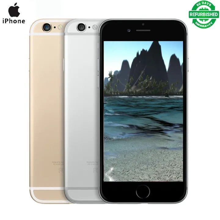 Refurbished iPhone 6 plus 64g / 16g fingerprint free smartphone single standard card 5.5 inches it uses a 2.5D curved edge screen 8 megapixel camera