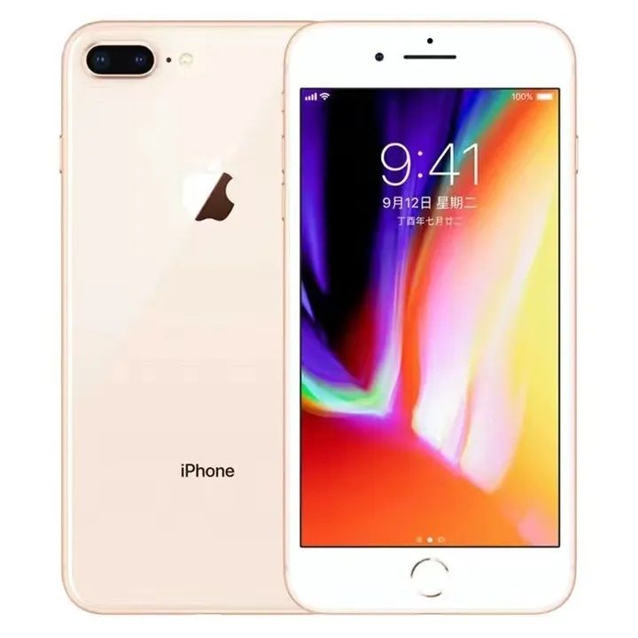 refurbished phone iphone 8 plus 64GB+3GB 12MP+7MP 5.5 inch with fingerprint iphone 8plus unlocked