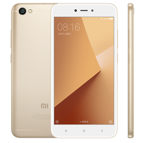Refurbished Phone Redmi Note 5A High version 4+64GB 5.5 inches 3080mAh 13MP+16MP Dual SIM Smartphone