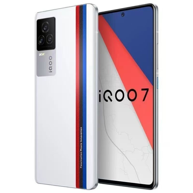 Refurbished Phone VIVO IQOO 7 5G 6.62 inches 12+256GB 120Hz refresh rate AMOLED screen 4000mAh 48MP+16MP dual SIM 5G smartphone