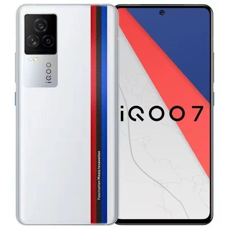 Refurbished Phone VIVO IQOO 7 5G 6.62 inches 12+256GB 120Hz refresh rate AMOLED screen 4000mAh 48MP+16MP dual SIM 5G smartphone
