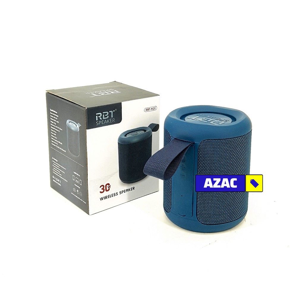Blue RBT H20 SUPER LOUD Rechargeable Bluetooth Speaker