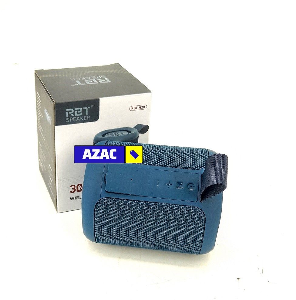 Blue RBT H20 SUPER LOUD Rechargeable Bluetooth Speaker