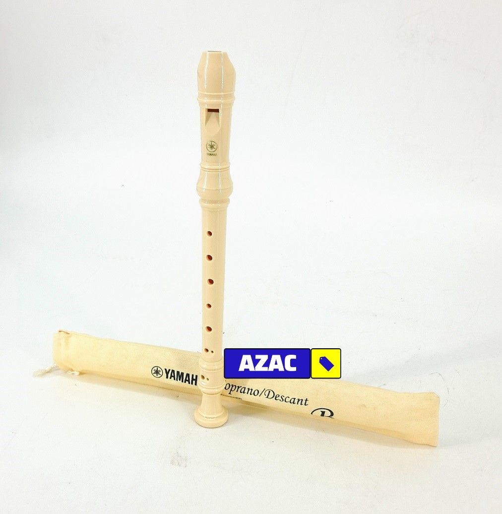 Yamaha YRS 24B Soprano Descant Recorder Baroque, White