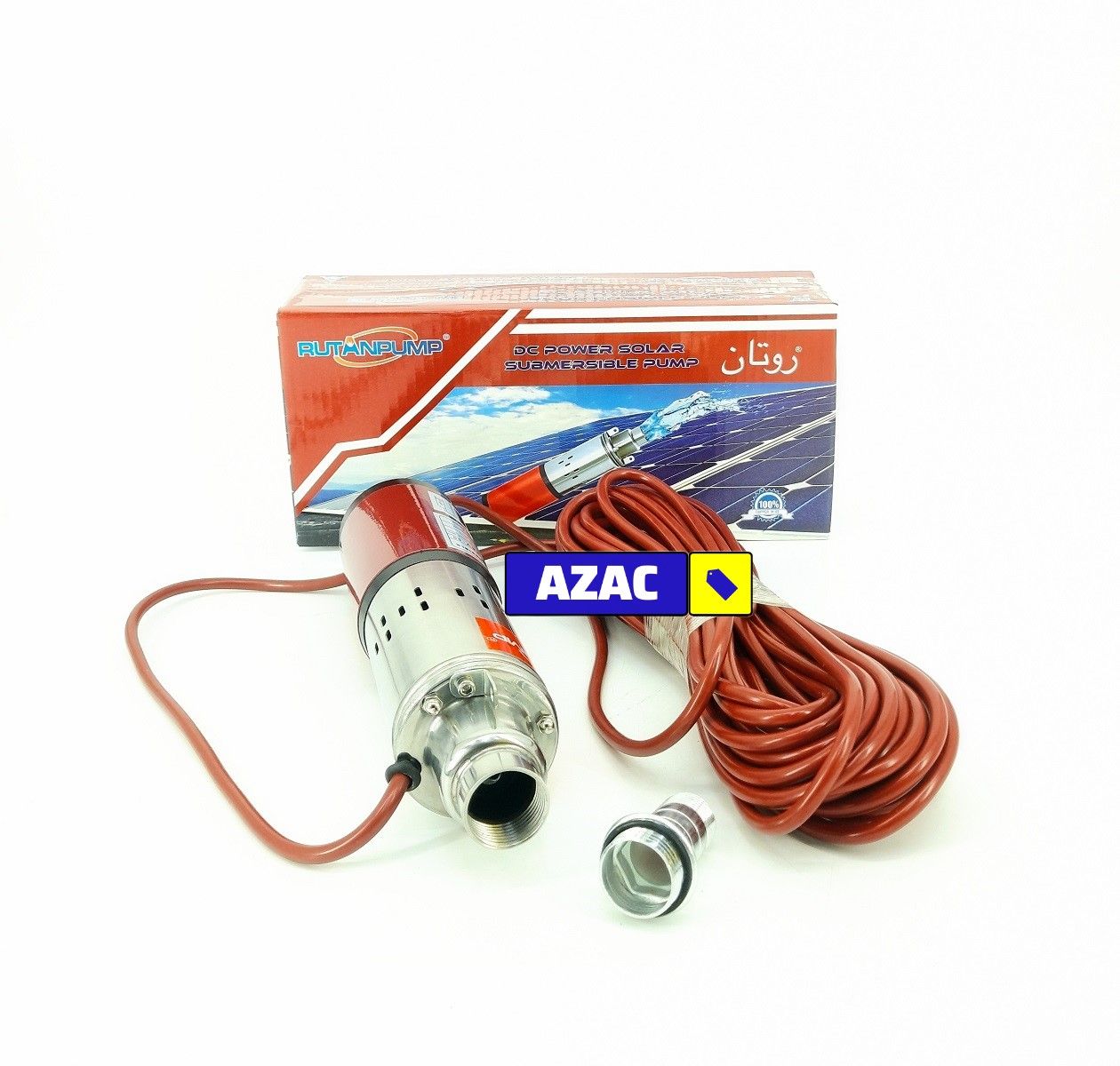 50m Submersible DC Solar Water Pump 24V 250W JZDC3S-24V-50