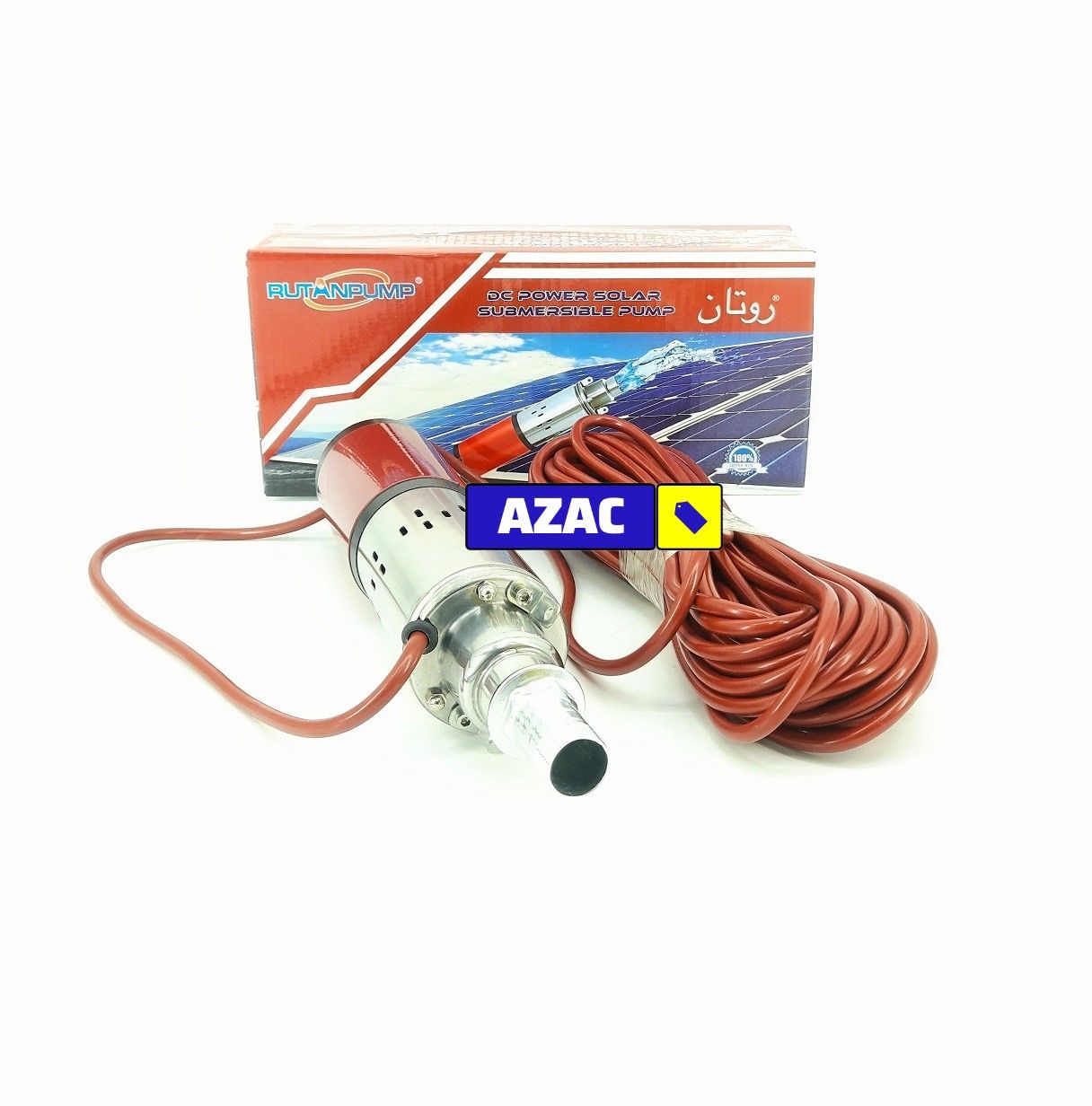 50m Submersible DC Solar Water Pump 24V 250W JZDC3S-24V-50