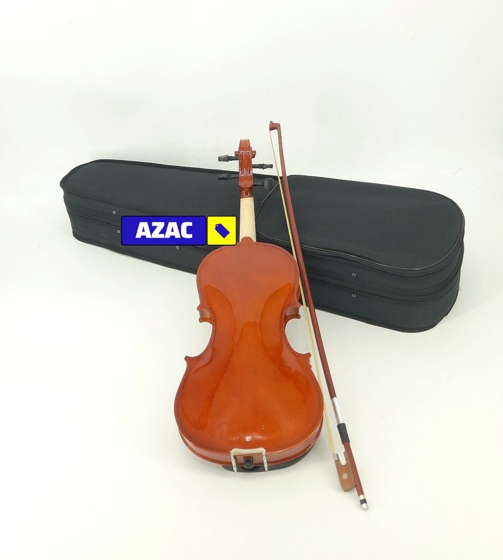 Generic Full Size 4-4 Violin with Bow, Rosin, and Hard Case