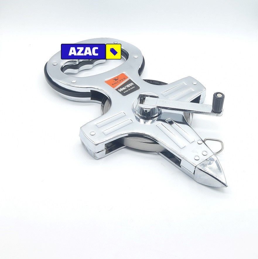 50m 165ft Open Reel Surveyor Stainless Steel Tape Measure