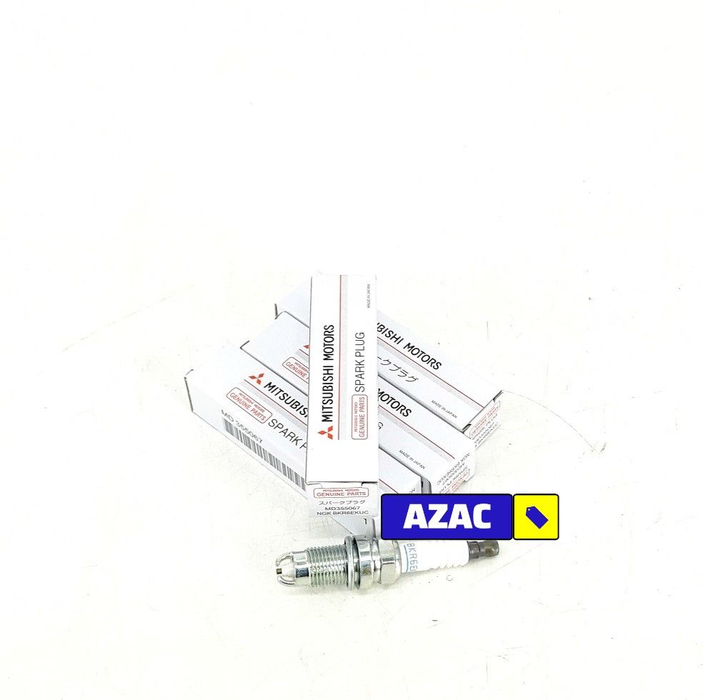 4PCS Mitsubishi NGK BKR6EKUC 0.4mm Iridium Spark Plugs