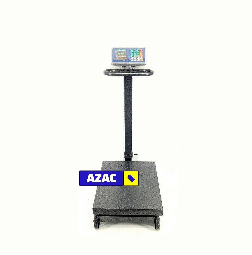 600KG Industrial Platform Digital Scale with Caster Wheels