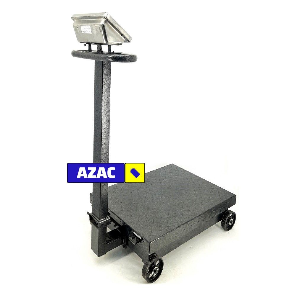 600KG Industrial Platform Digital Scale with Caster Wheels
