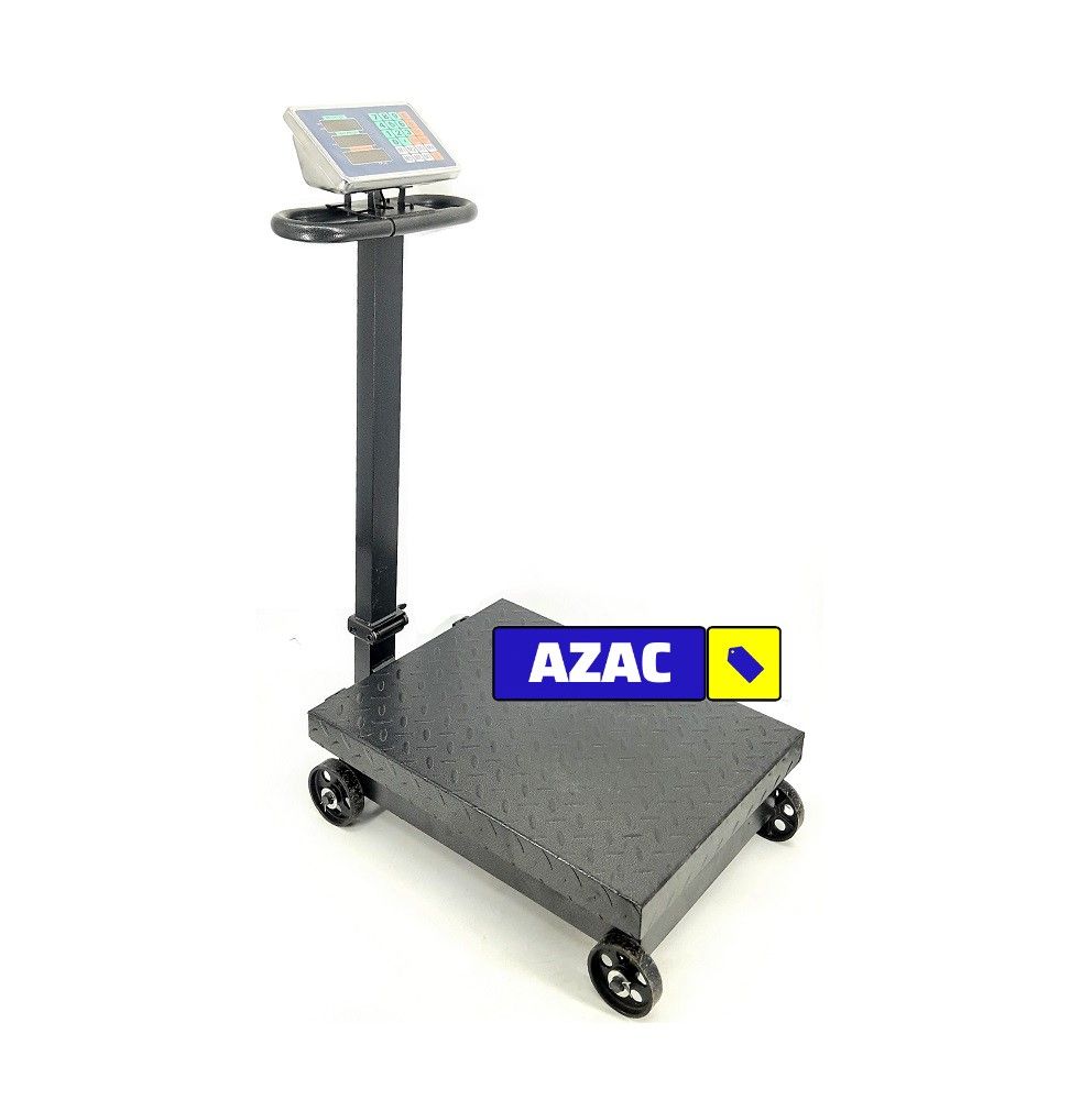 600KG Industrial Platform Digital Scale with Caster Wheels