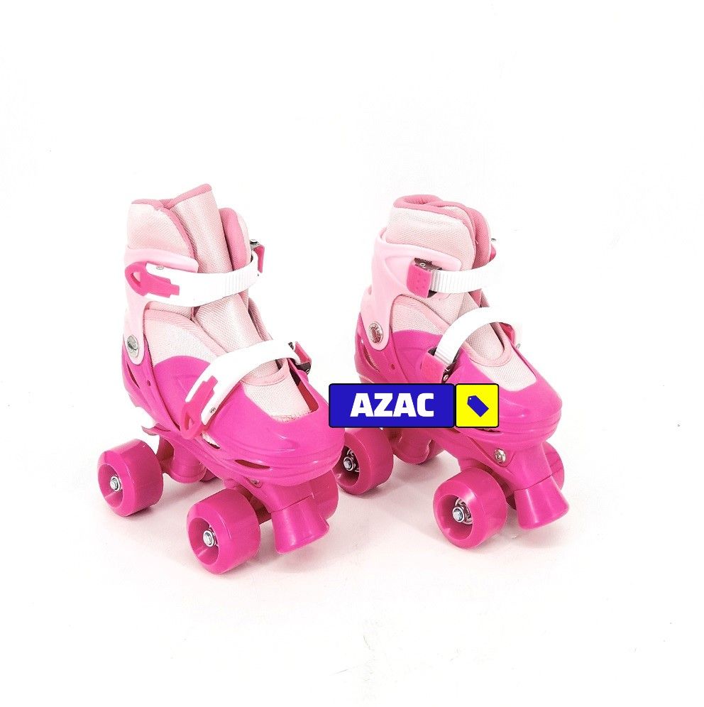 Size 28 - 34 Adjustable Kids Roller Skates Quad Skates