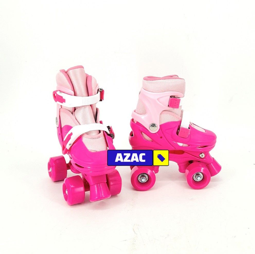 Size 28 - 34 Adjustable Kids Roller Skates Quad Skates