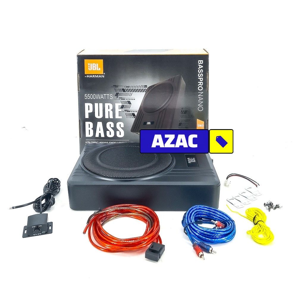 5500Watts PURE BASS Underseat Subwoofer with Built-in Amp