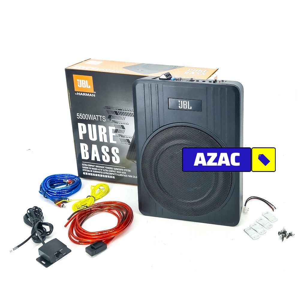5500Watts PURE BASS Underseat Subwoofer with Built-in Amp