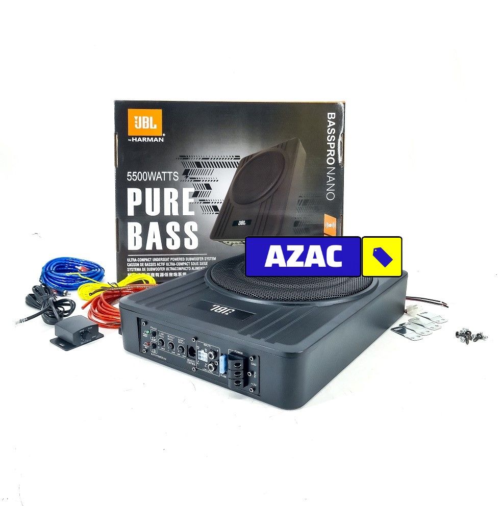 5500Watts PURE BASS Underseat Subwoofer with Built-in Amp