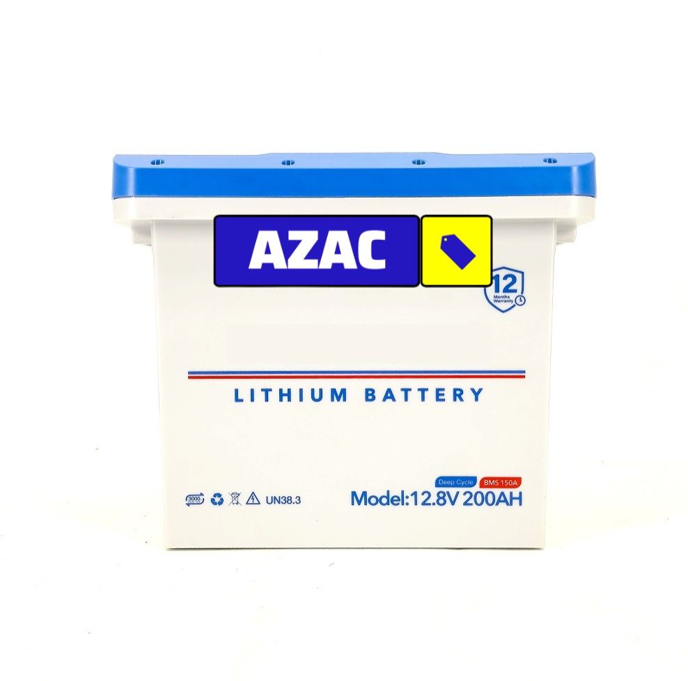12.8V 200AH BMS150A Deep Cycle Solar Lithium Battery