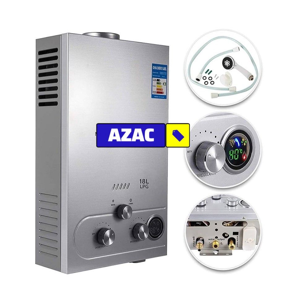 18L Tankless Water Geyser LPG Gas Water Heater