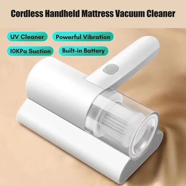 PREMIUM 50watts Mite Removal Machine Handheld Vacuum Cleaner 10kPA UV Cordless Mite Removal Instrument Carpet Bed ,Pillow,sofa Cleaning Machine