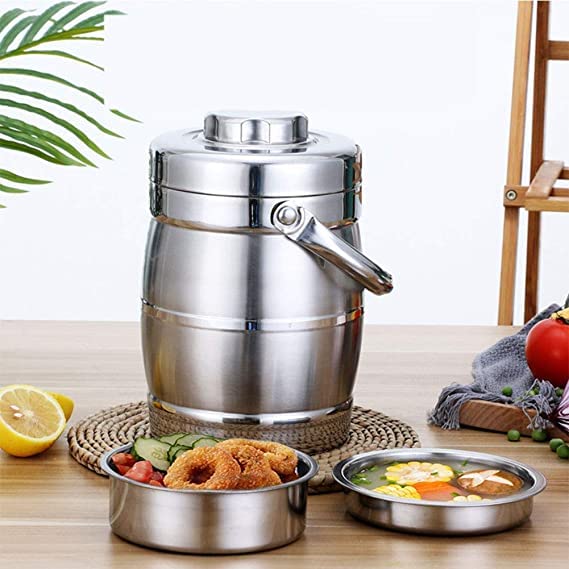 PREMIER James Pot 2ltrs Food Flask  Insulated Lunch Container for Hot Food Stainless Steel Vacuum Lunch Box Lunch for Office Picnic Travel