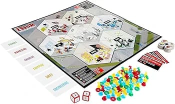 PREMIUM Risk Office Politics Board Game Parody Adult Party Game Office Politics Board Game A Classic Funny Adult Party Game Complete