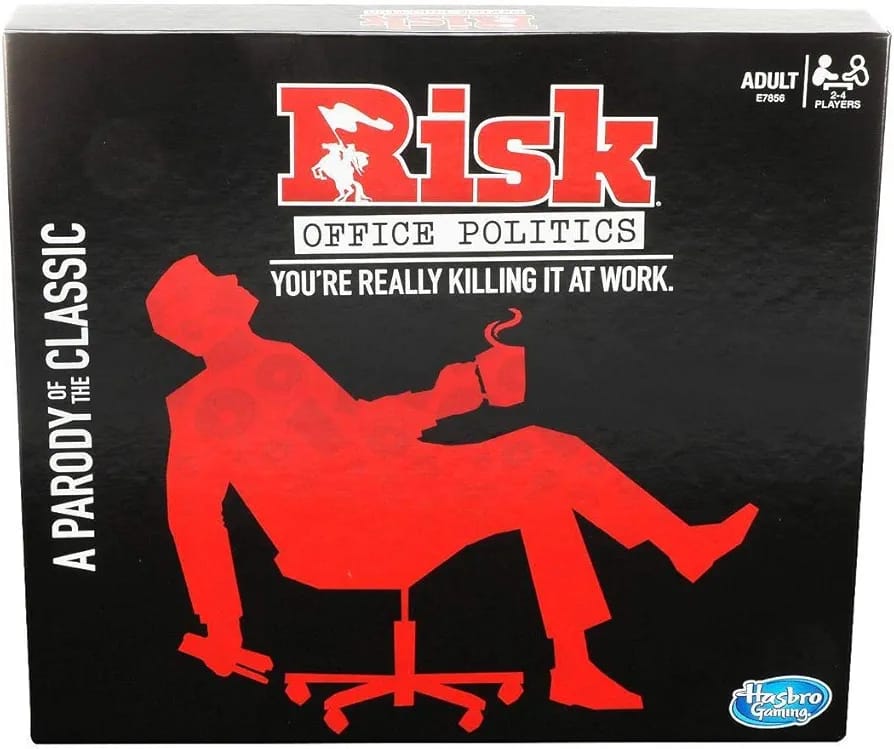 PREMIUM Risk Office Politics Board Game Parody Adult Party Game Office Politics Board Game A Classic Funny Adult Party Game Complete