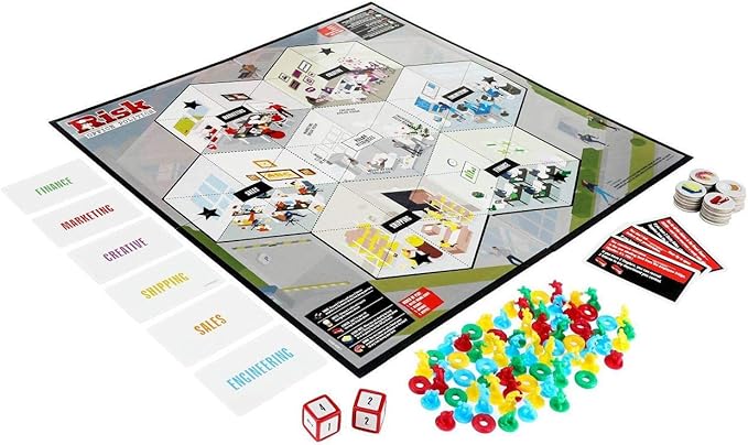 PREMIUM Risk Office Politics Board Game Parody Adult Party Game Office Politics Board Game A Classic Funny Adult Party Game Complete