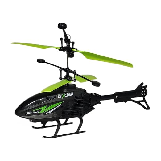 NEW RELEASE Induction Aircraft Remote Controlled Helicopter with Unbreakable Dual Rotating Blades, Helicopter Flying Toy