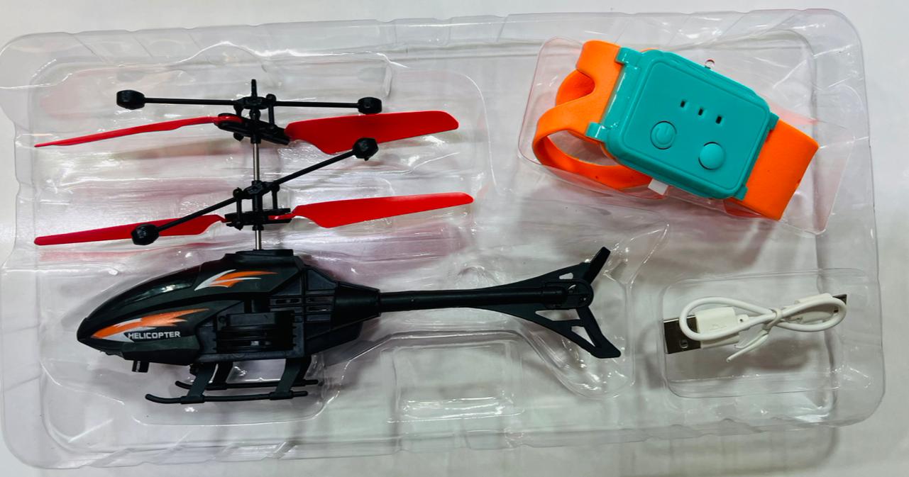 NEW RELEASE Induction Aircraft Remote Controlled Helicopter with Unbreakable Dual Rotating Blades, Helicopter Flying Toy