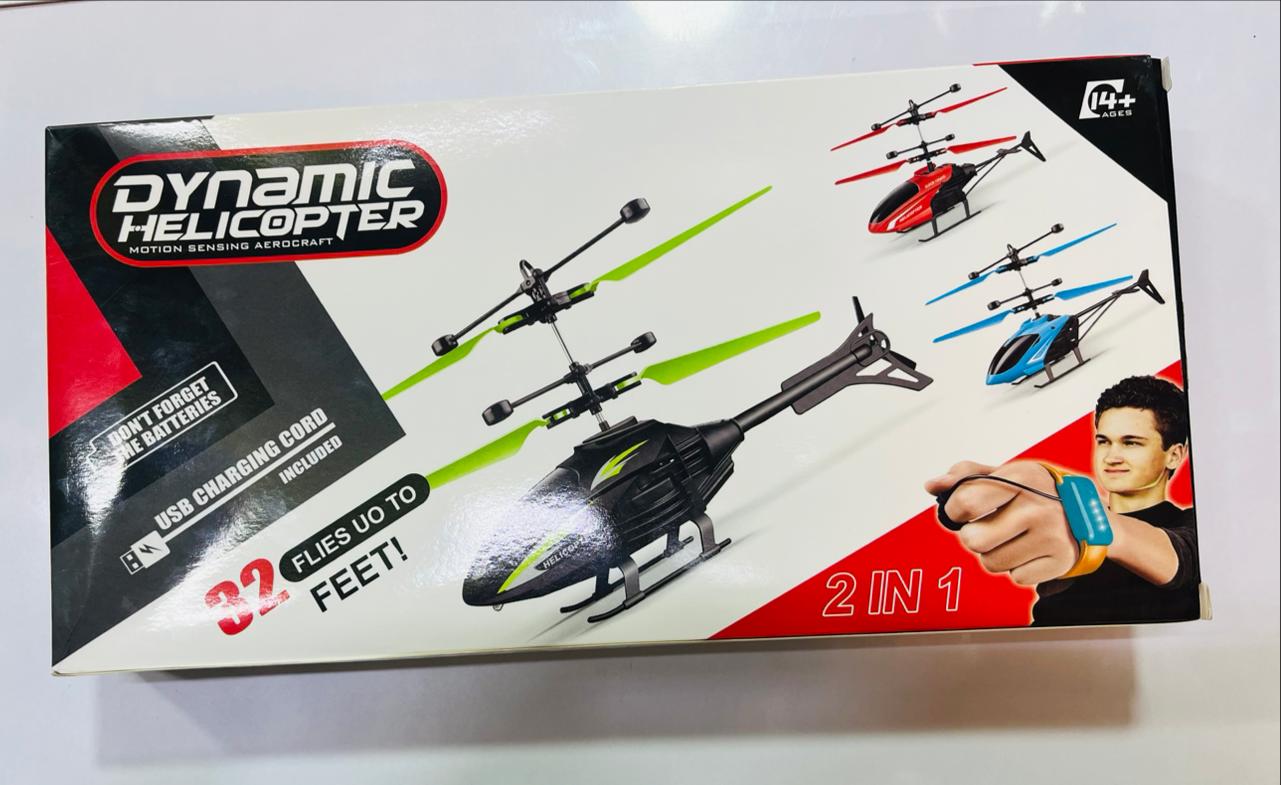 NEW RELEASE Induction Aircraft Remote Controlled Helicopter with Unbreakable Dual Rotating Blades, Helicopter Flying Toy