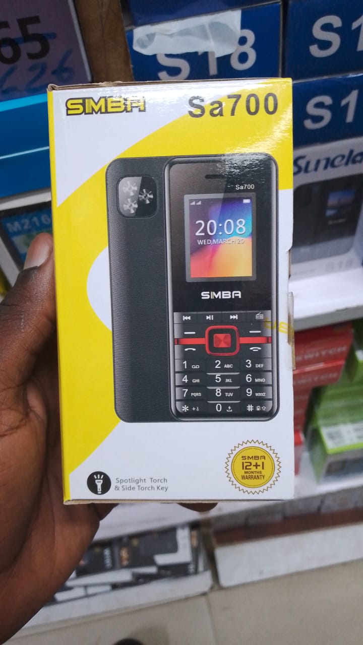 NEW Simba SA700 Dual SIM with Bluetooth Dialer Keypad Mobile Phone with FM Radio, MP3 Player, Bluetooth and FREE Oraimo Earphones