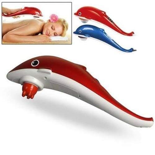 PREMIUM Dolphin Handheld Massager with Vibration, Magnetic, Far Infrared Therapy to Aid in Pain and Stress Relief For Men and Women big size