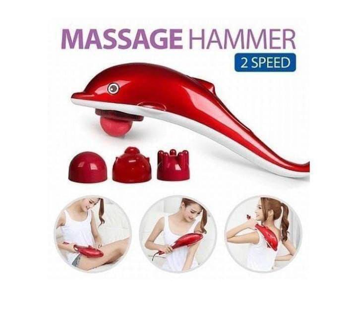 PREMIUM Dolphin Handheld Massager with Vibration, Magnetic, Far Infrared Therapy to Aid in Pain and Stress Relief For Men and Women big size