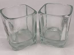 PREMIUM 6Pcs Square Glasses Whiskey Glasses Set of 6 pcs  Bar Glass for Drinking Bourbon, Whisky, Scotch, Cocktails, Cognac- Old Fashioned Cocktail Tumblers