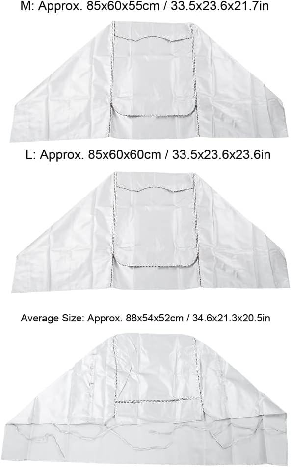DURABLE Front Load Washing Machine Cover Waterproof Dustproof Washer Dryer Cover with Zipper and Perspective Window ,Fit for Front Load - Fits Up To 12Kgs