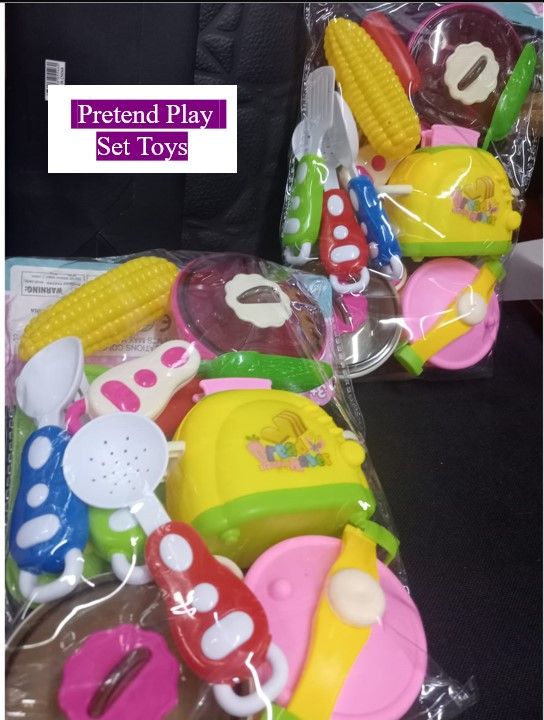 Kids Pretend Play Kitchen Set – Toy Cooking Utensils with Plastic Food Items, Pots, Pans, Spatulas, Cutlery, Role-Playing Fun, Educational Imaginative Playset, Colorful Durable Design, Perfect Gift