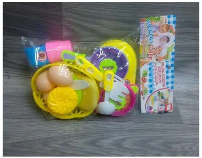 Kids Pretend Play Cooking Kitchen Set – Plastic Pots, Pans, Utensils and Food Toys, Imaginative Role-Playing Fun, Educational Creative Playset, Durable Non-Toxic Material, Safe for Toddlers and Child