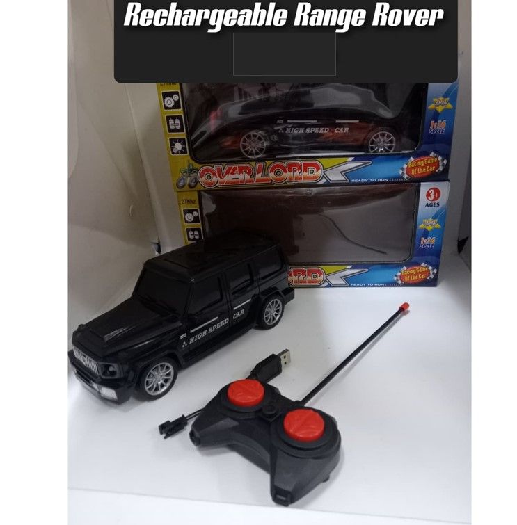 Rechargeable Range Rover – 4-Channel Remote Control Off-Road Vehicle with Large Rubber Tires, Working Lights, Durable Outdoor Racing Car, High-Performance Interactive Kids Toy, Adventure Ready