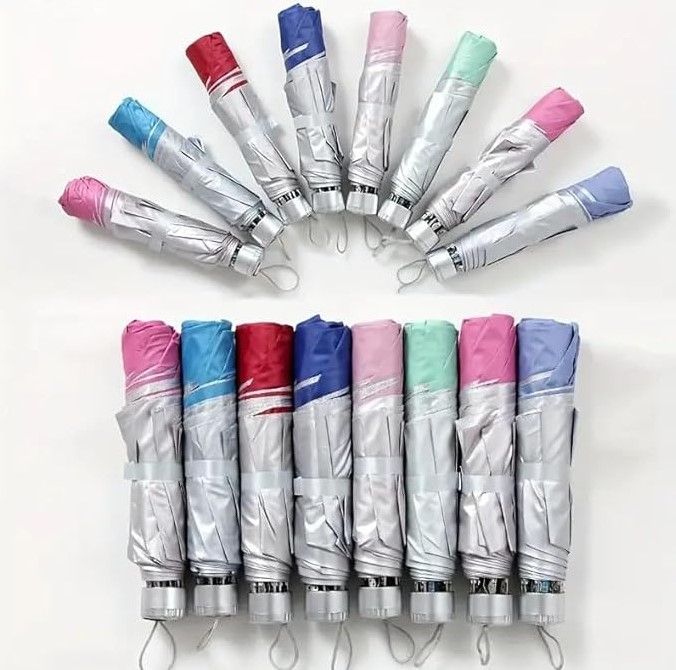 Pocket Mini Umbrella Lightweight Umbrella Chilha in Any Bag, Protects You from Sun and Rain, Does Not Break Easily – The Smart Solution for Any Weather, Everywhere, Anytime.