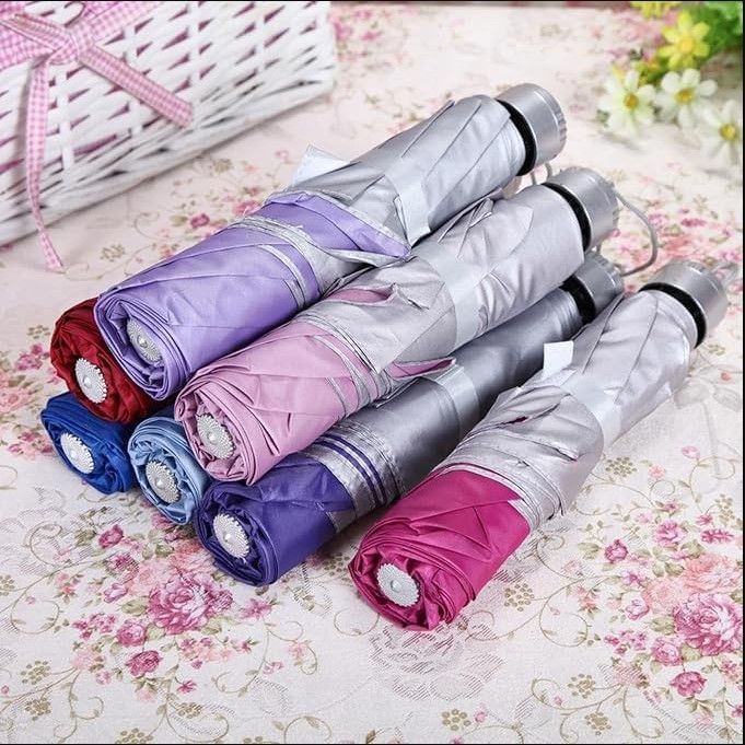 Pocket Mini Umbrella Lightweight Umbrella Chilha in Any Bag, Protects You from Sun and Rain, Does Not Break Easily – The Smart Solution for Any Weather, Everywhere, Anytime.