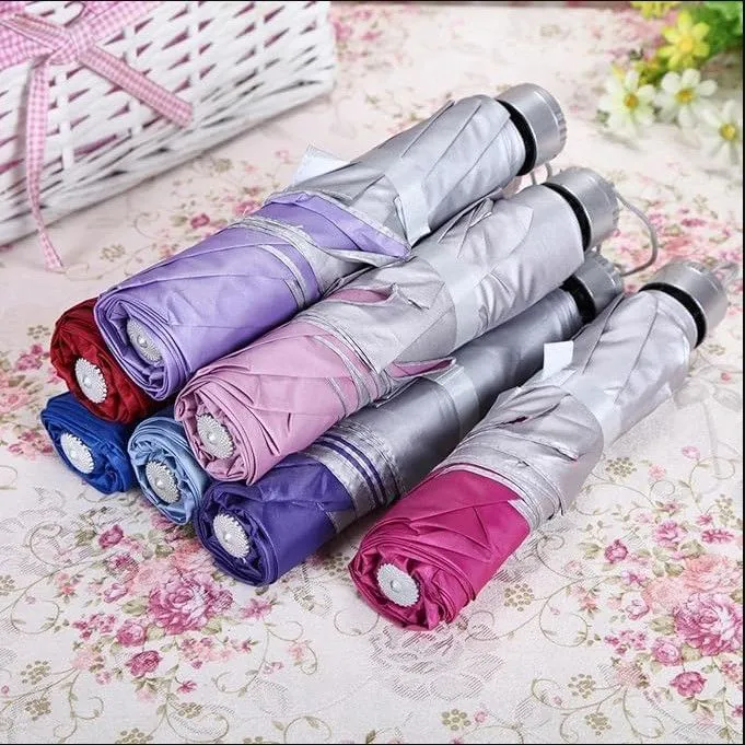Pocket Mini Umbrella Lightweight Umbrella Chilha in Any Bag, Protects You from Sun and Rain, Does Not Break Easily – The Smart Solution for Any Weather, Everywhere, Anytime.