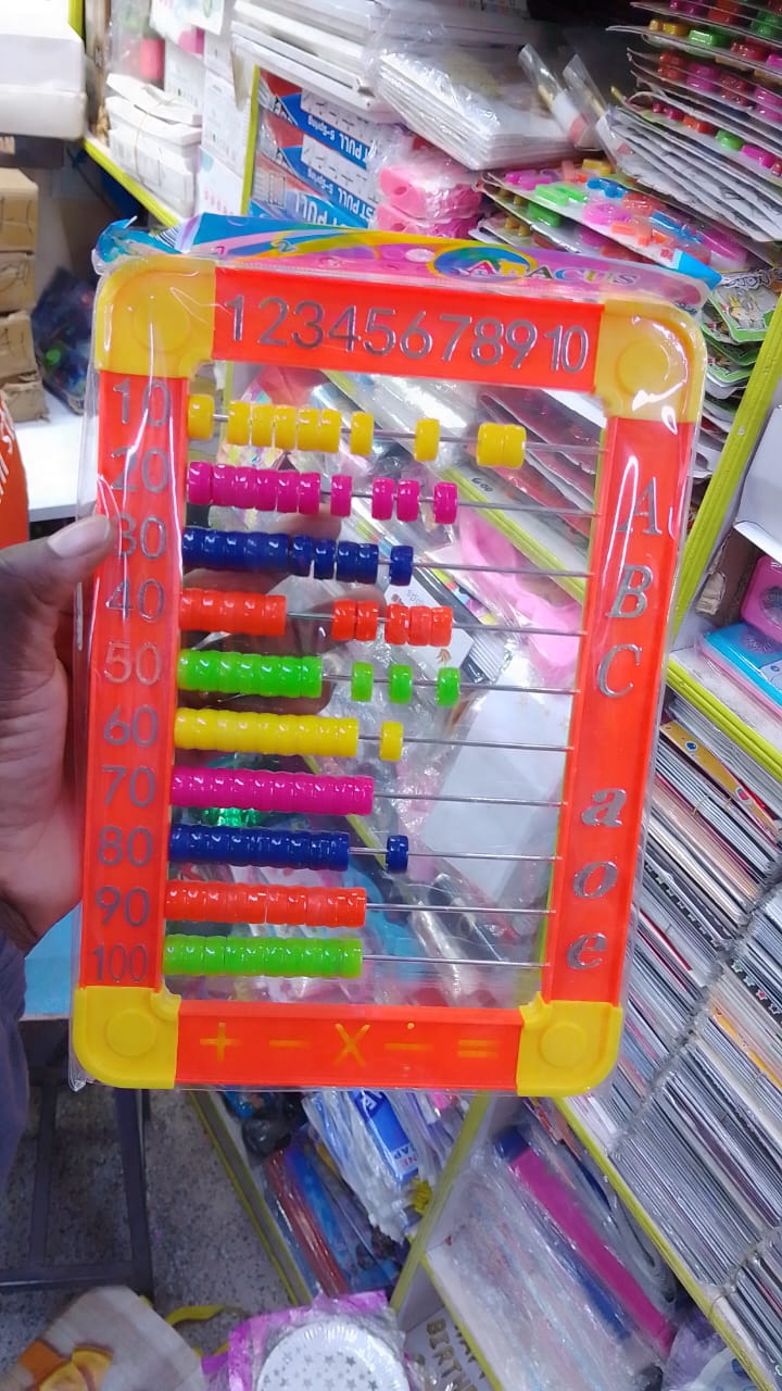 Plastic Abacus Educational Toy for Kids Counting Beads Math Learning Frame Early Education Montessori Toy Colorful Number Teaching Tool for Toddlers School Home Use