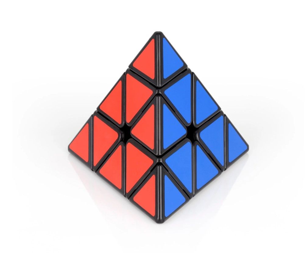 Fantasy CUBE Pyraminx Speed Cube – 3-Sided Triangle Puzzle, Smooth Turning, Adjustable Tightness, Anti-Pop Design, Brain Teaser for Kids & Adults