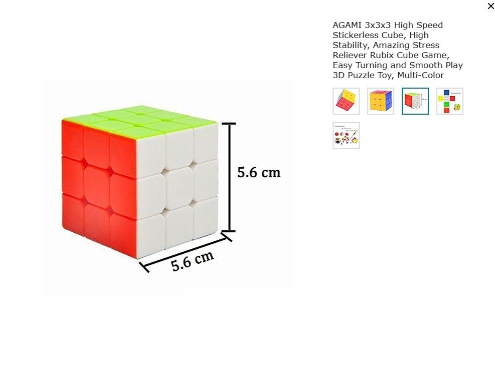MoYu 3x3x3 Stickerless Speed Cube – Magnetic Puzzle Cube, Smooth Turning & Excellent Corner-Cutting, Brain Teaser for Kids & Adults,MoYu 3x3x3 Stickerless Speed Cube